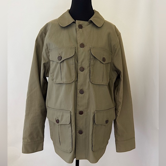 Freenote Cloth Keynot‎ Japanese Cord Hunting Utility Jacket Green Khaki, Size M - Picture 2 of 12